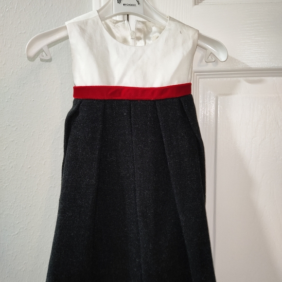 Helena Girl's Size 12 Mo. Dark Gray Wool - Like Set Dress & Coat NWT - Picture 14 of 16